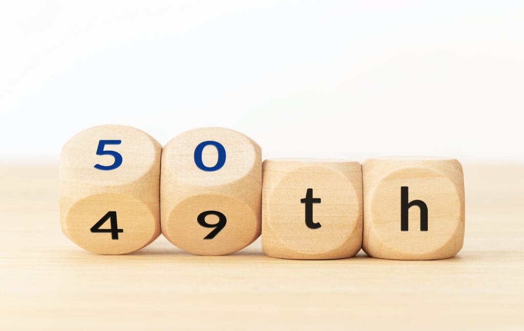 turning 50
